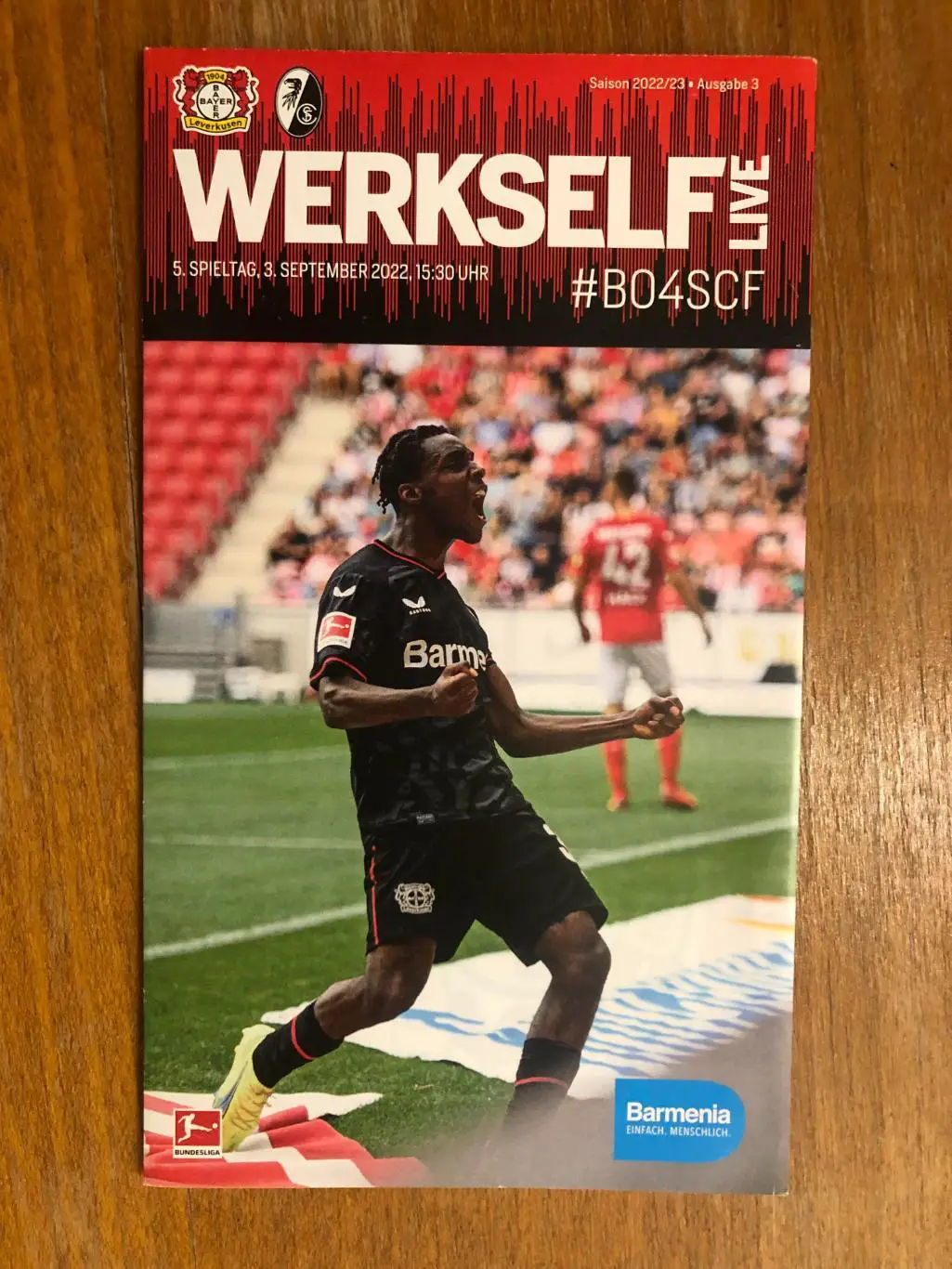 Байер Леверкузен - Фрайбург. 03.09.2022. Постер