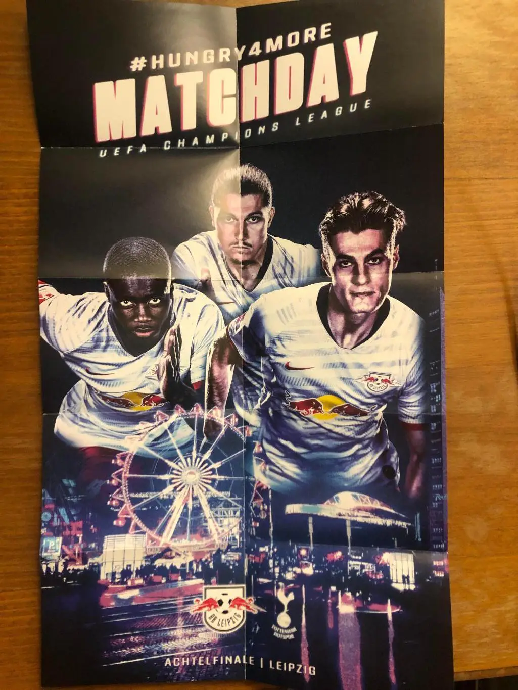 РБ Лейпциг (Германия) - Тоттенхэм (Англия). Лига чемпионов. 10.03.2020. Постер 4