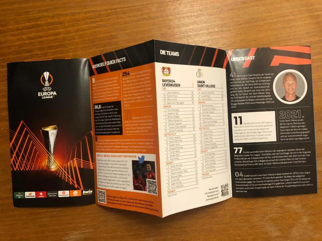 Байер Леверкузен - Юнион Сен-Жилуаз (Бельгия). Лига Европы. 13.04.2023. Постер 1