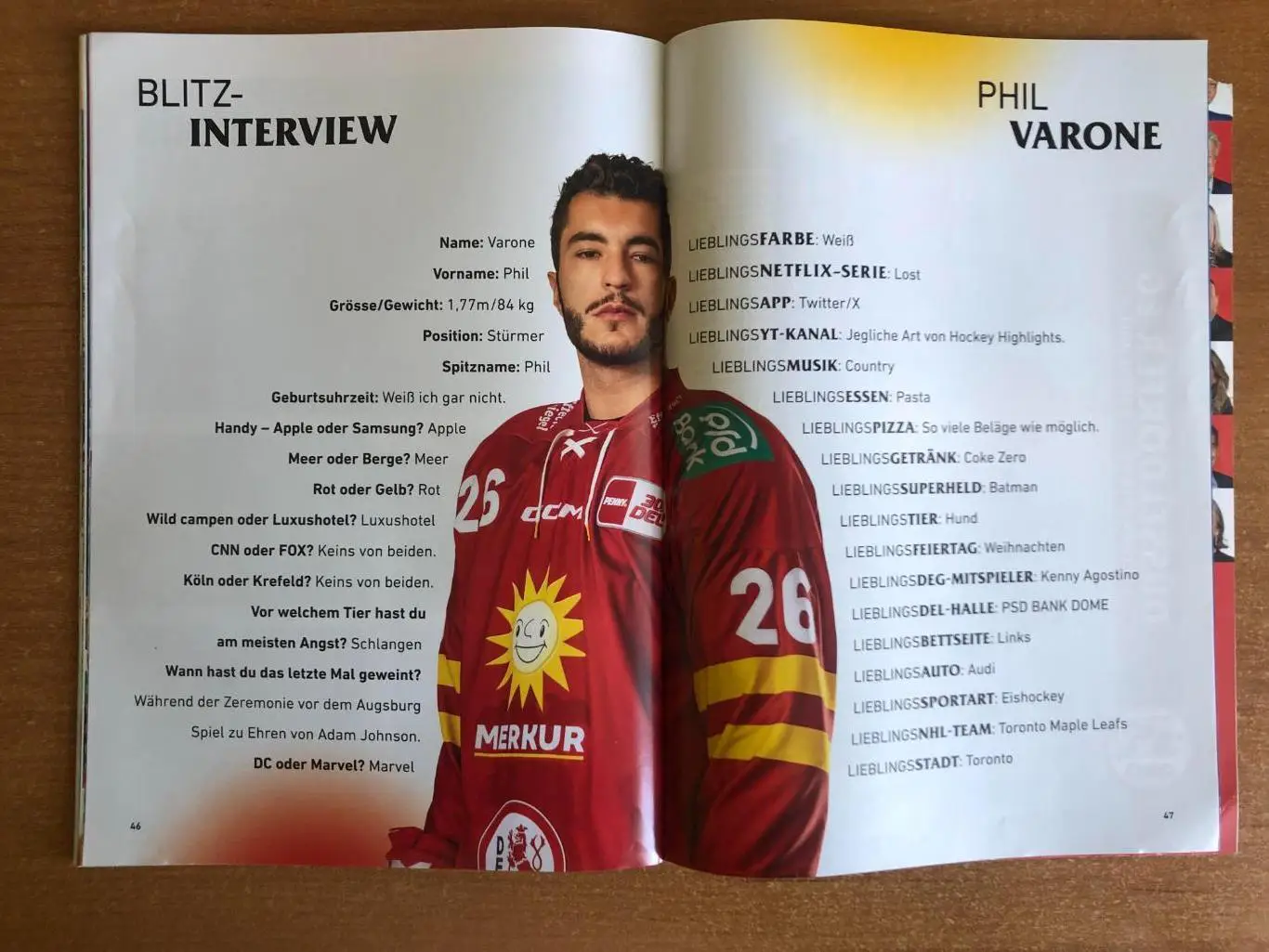 Клубный журнал ХК Дюссельдорф на сезон-2023/24 (третий номер) 1