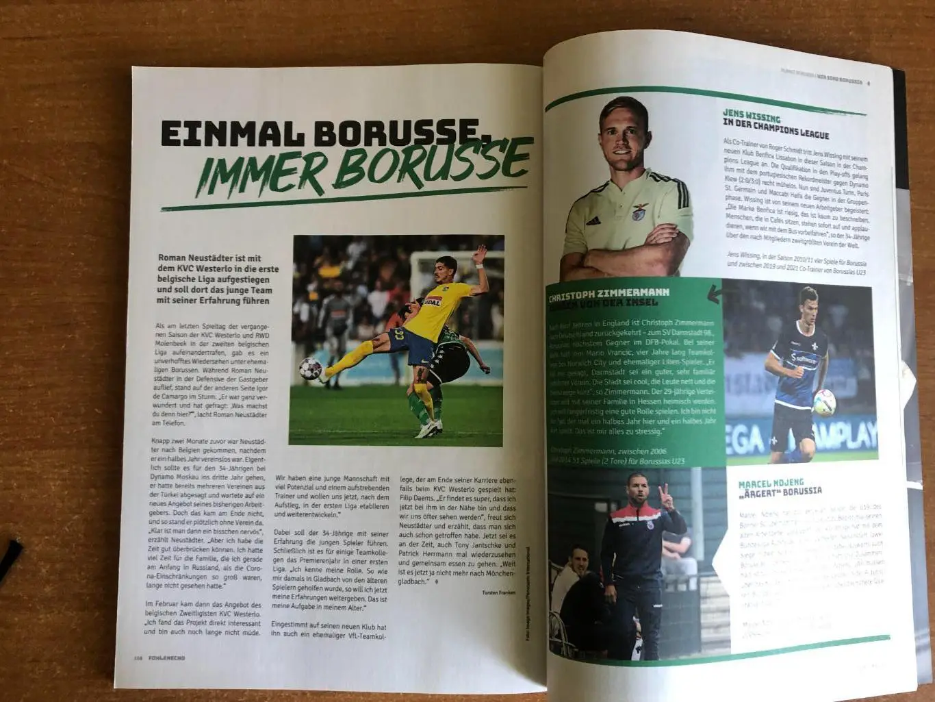 Клубный журнал ФК Боруссия Менхенгладбах за сентябрь 2022 2