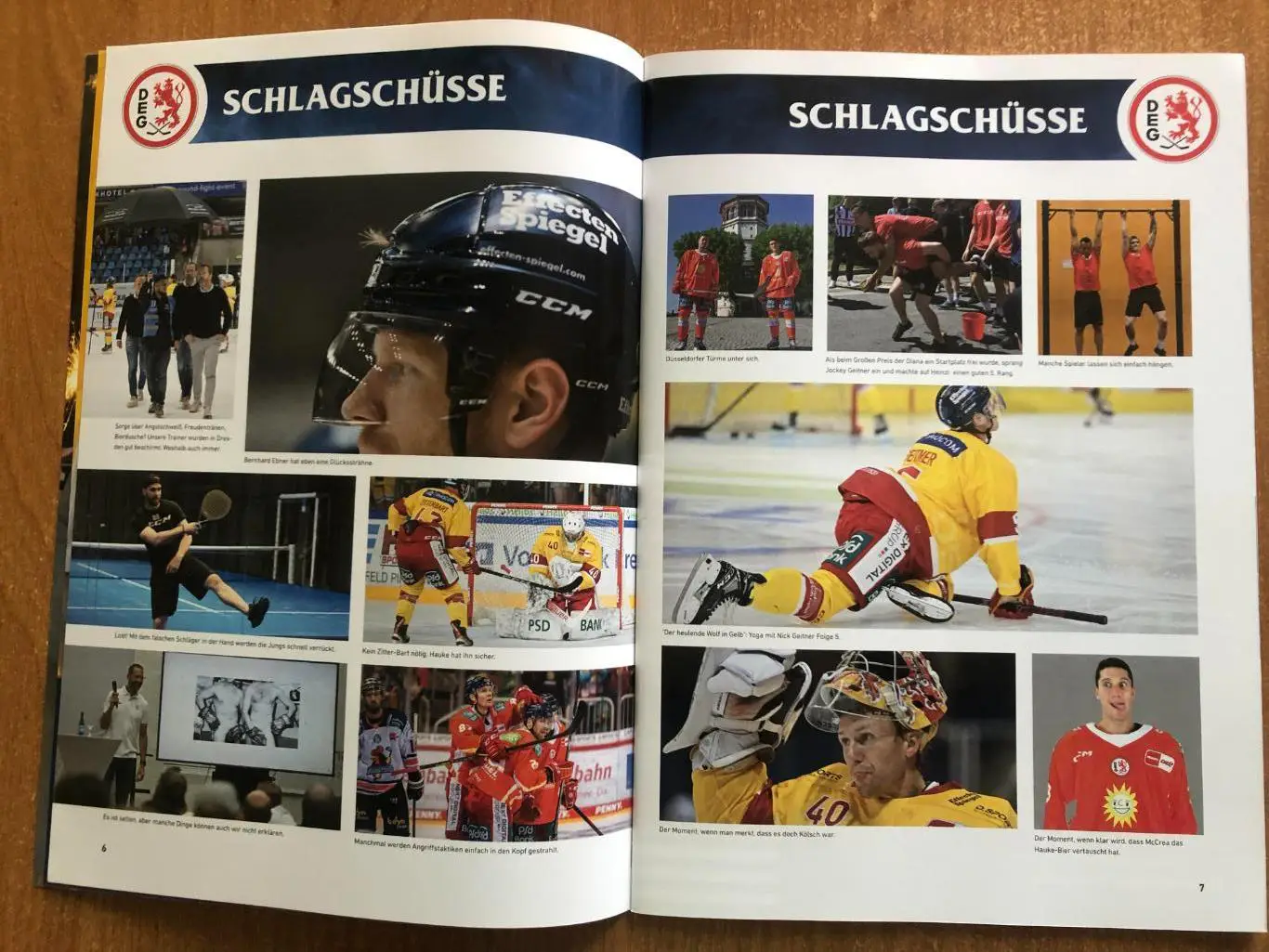 Клубный журнал ХК Дюссельдорф на сезон-2022/23 (первый номер). Постер 1