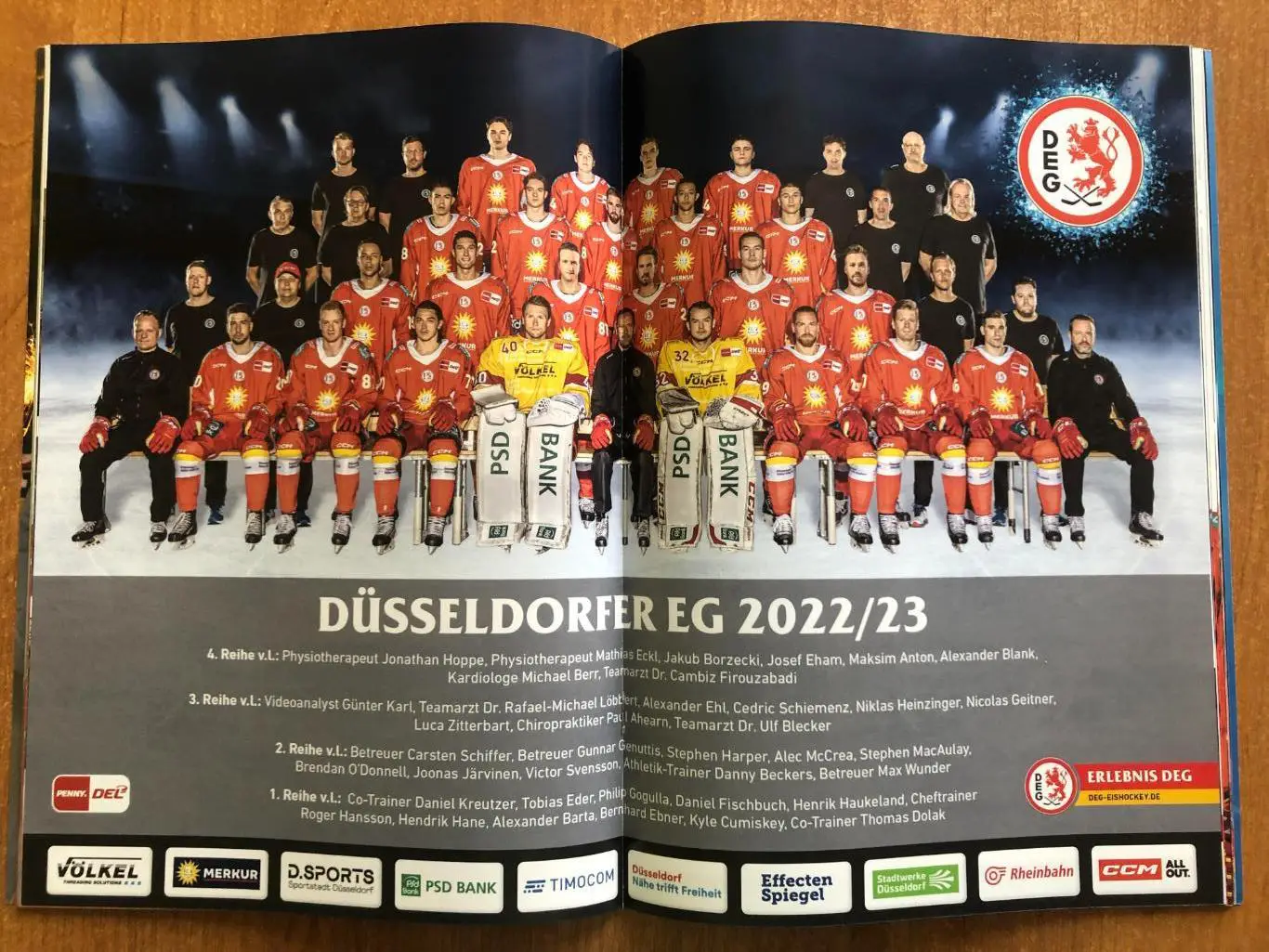 Клубный журнал ХК Дюссельдорф на сезон-2022/23 (первый номер). Постер 2