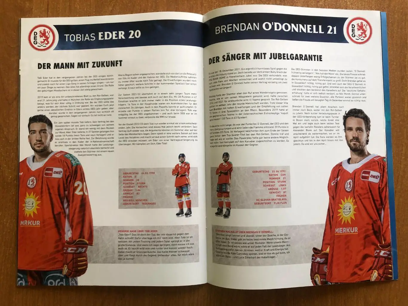 Клубный журнал ХК Дюссельдорф на сезон-2022/23 (первый номер). Постер 3