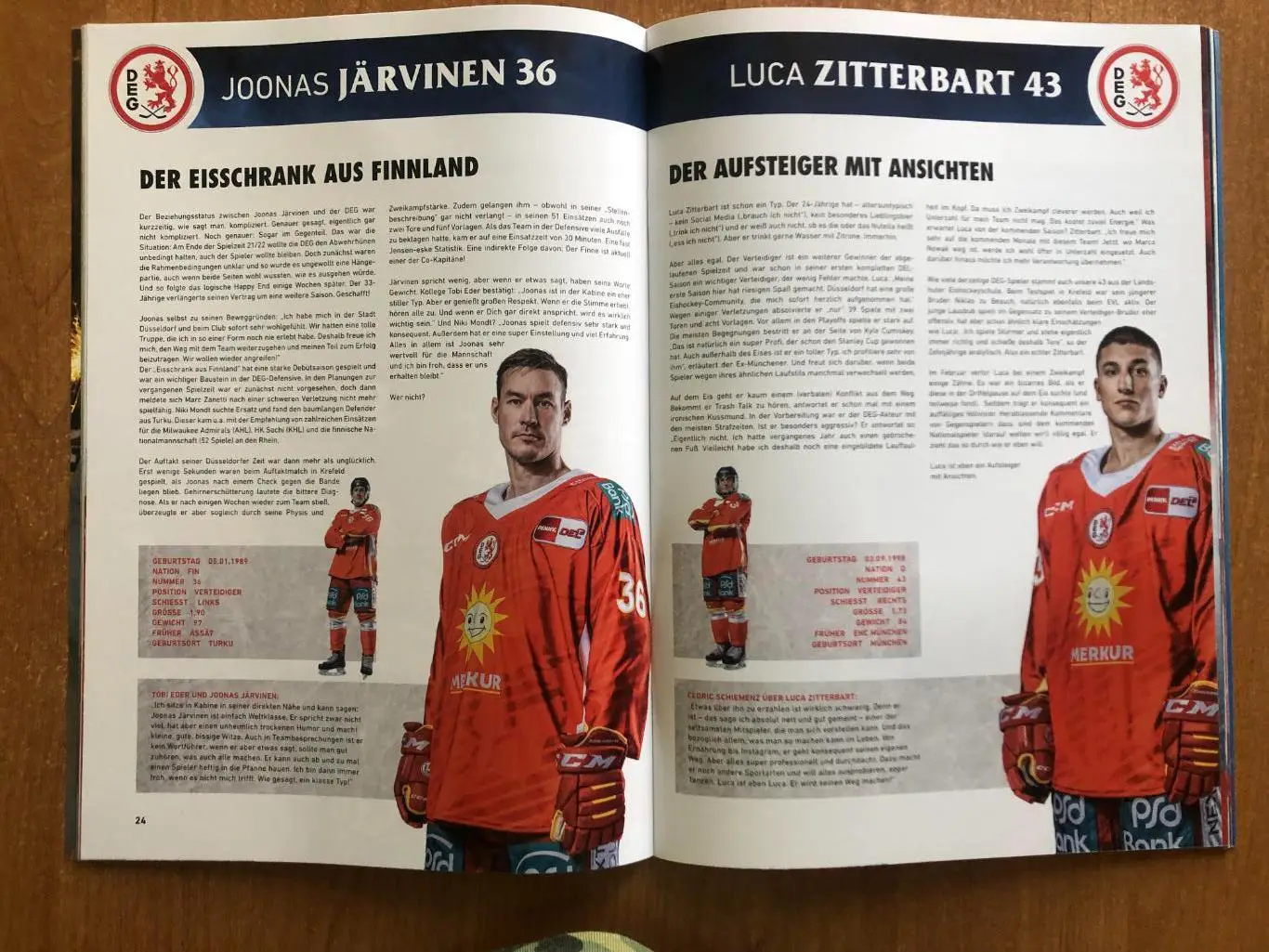 Клубный журнал ХК Дюссельдорф на сезон-2022/23 (первый номер). Постер 4