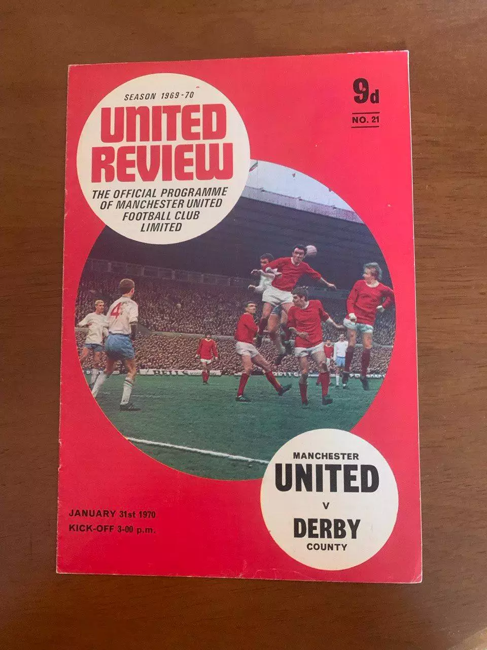Манчестер Юнайтед - Дерби Каунти. 31.01.1970