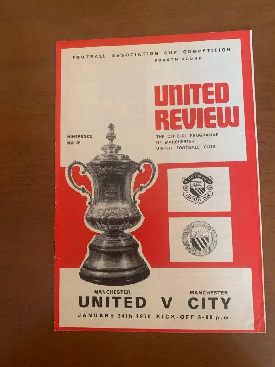 Манчестер Юнайтед - Манчестер Сити. 24.01.1970