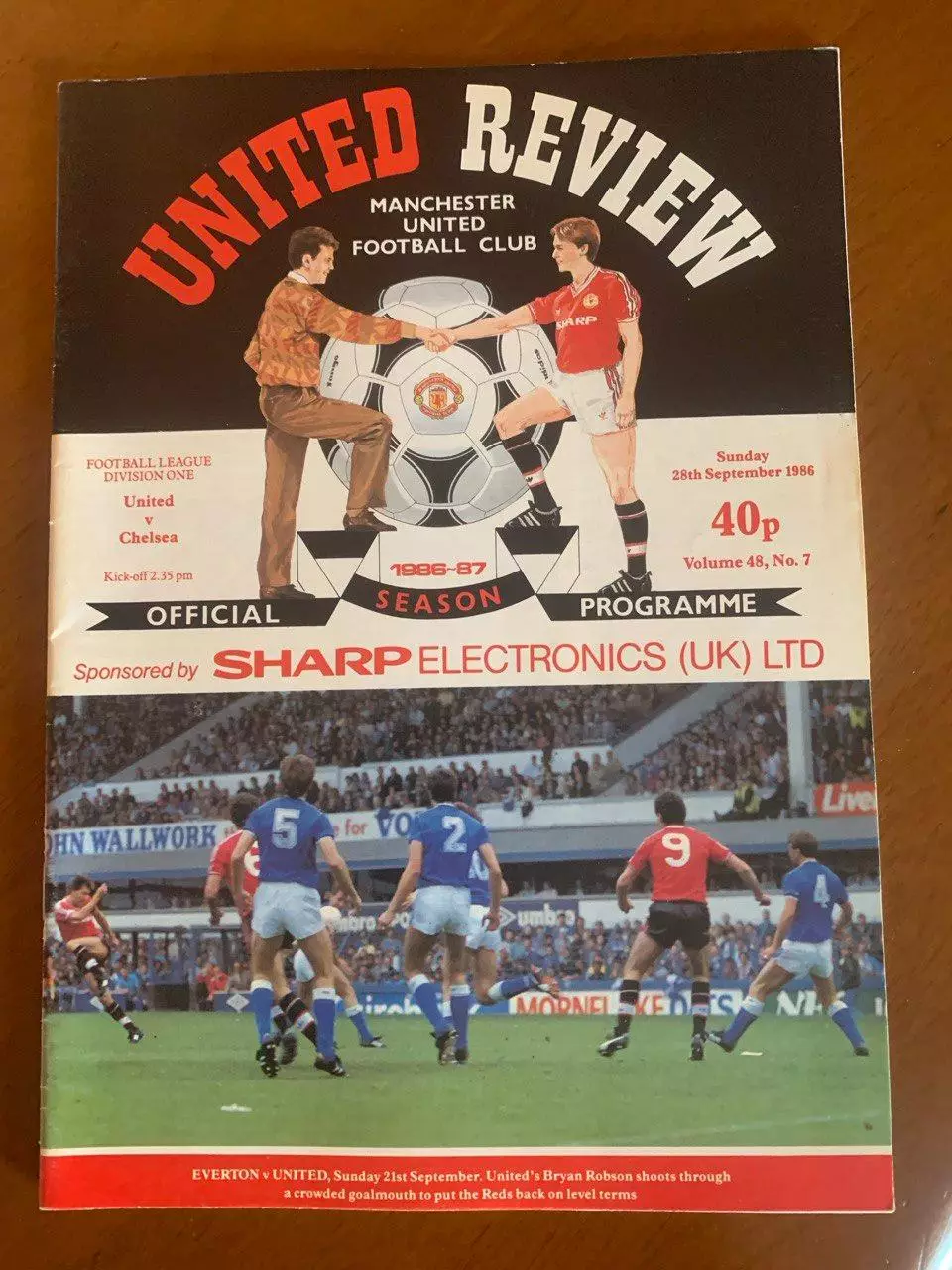 Манчестер Юнайтед - Челси. 28.09.1986