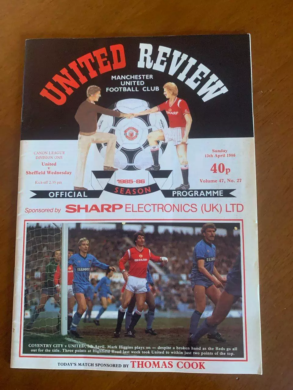 Манчестер Юнайтед - Шеффилд Уэнсдей. 13.04.1986