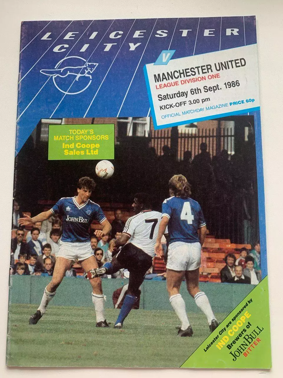 Лестер - Манчестер Юнайтед. 06.09.1986