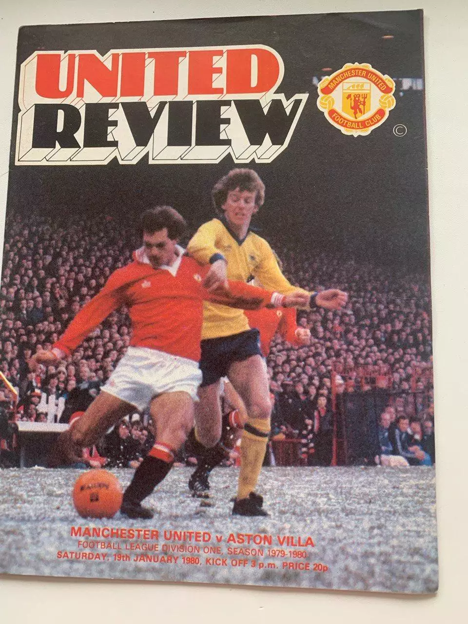 Манчестер Юнайтед - Астон Вилла. 19.01.1980