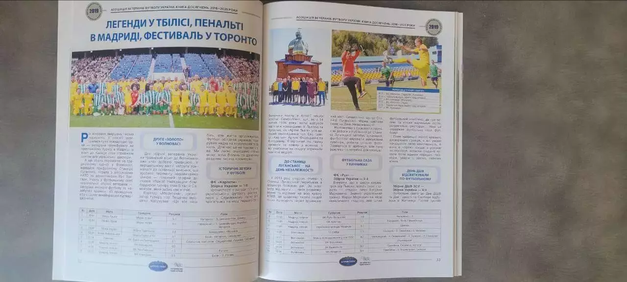 Фото-буклет Ассоциация ветеранов футбола Украины (2016-2025) 3
