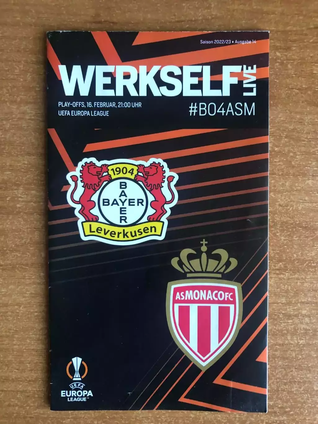 Байер Леверкузен (Германия) - Монако (Франция). Лига Европы. 16.02.2023. Постер