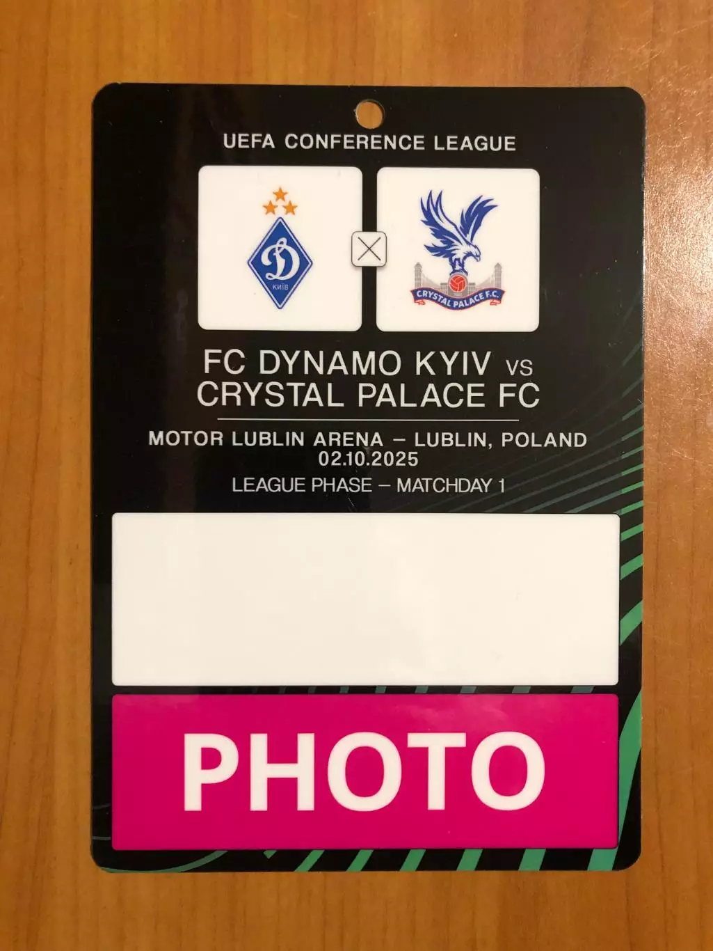 Динамо Киев - Кристал Пелас (Англия). 02.10.2025.