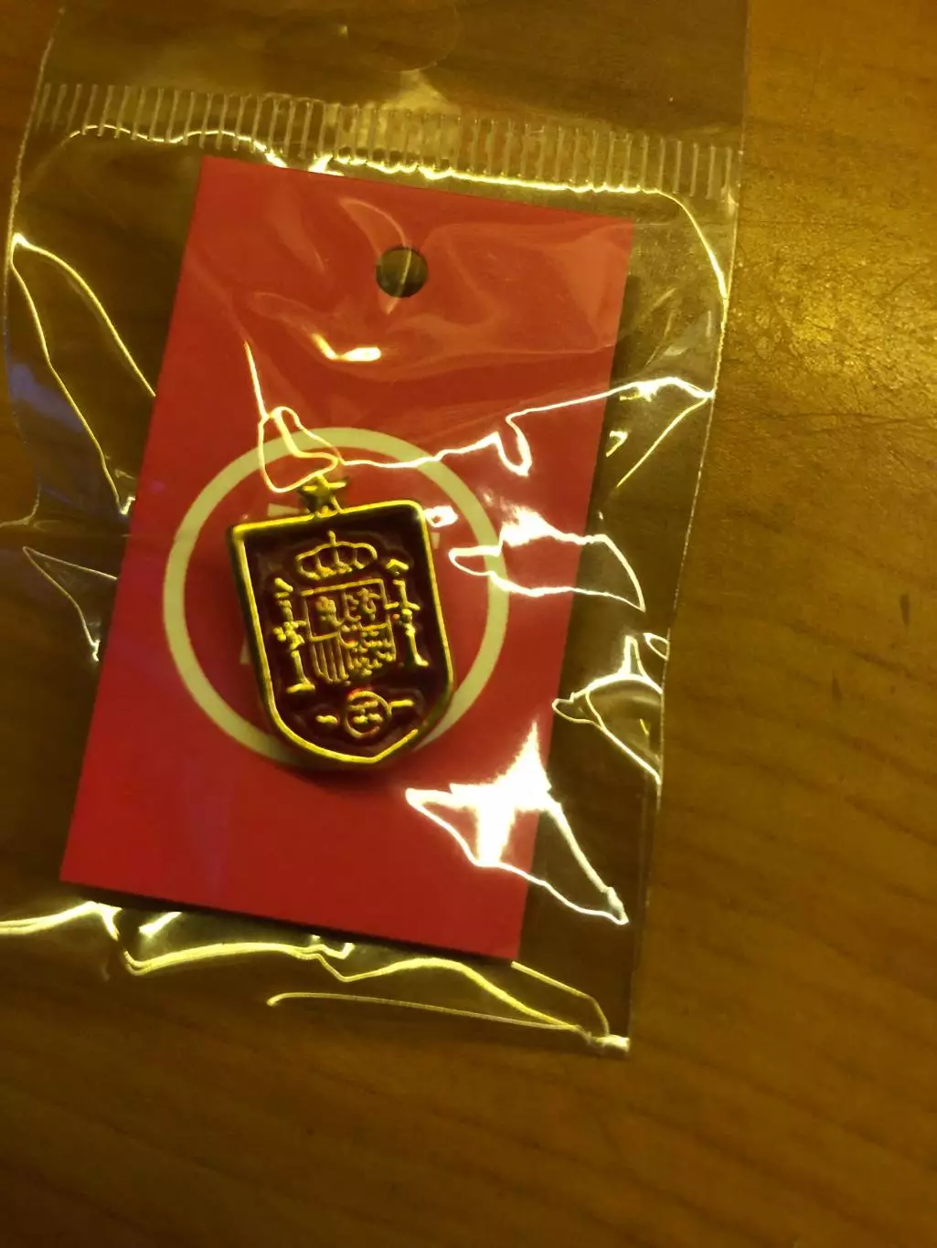 Значок Испанская футбольная федерация. Оригинал.