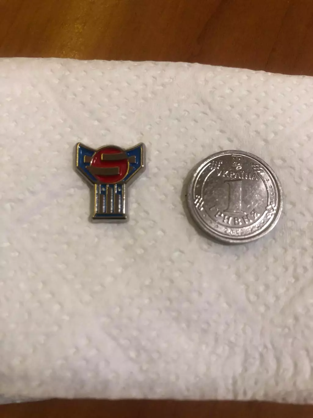 Значок Федерация футбола Фарерских островов. Оригинал. 2