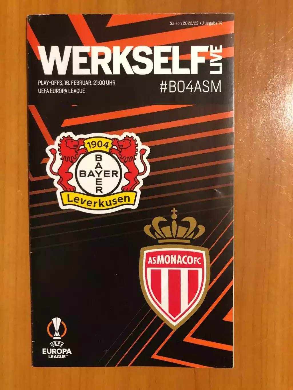 Байер Леверкузен (Германия) - Монако (Франция). Лига Европы. 16.02.2023. Постер