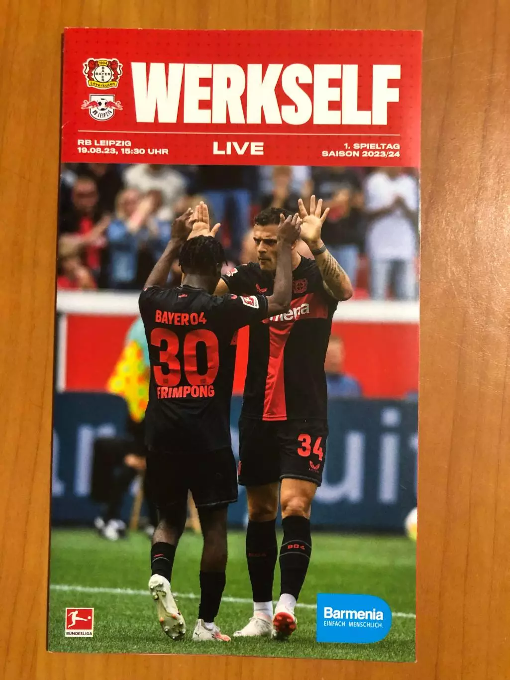 Байер Леверкузен - РБ Лейпциг. 19.08.2023. Постер