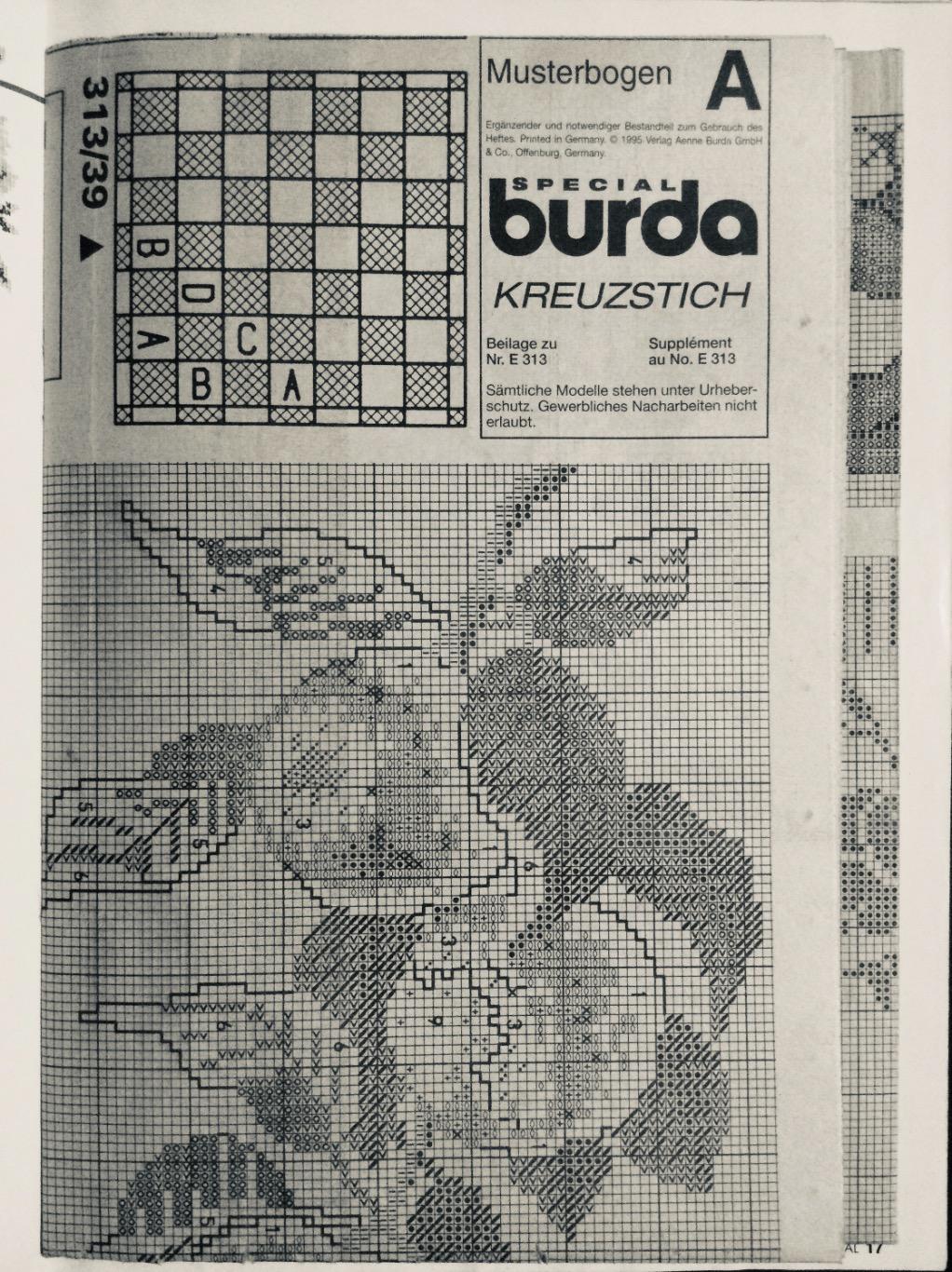 BURDA. Вышивка крестом 1995 6