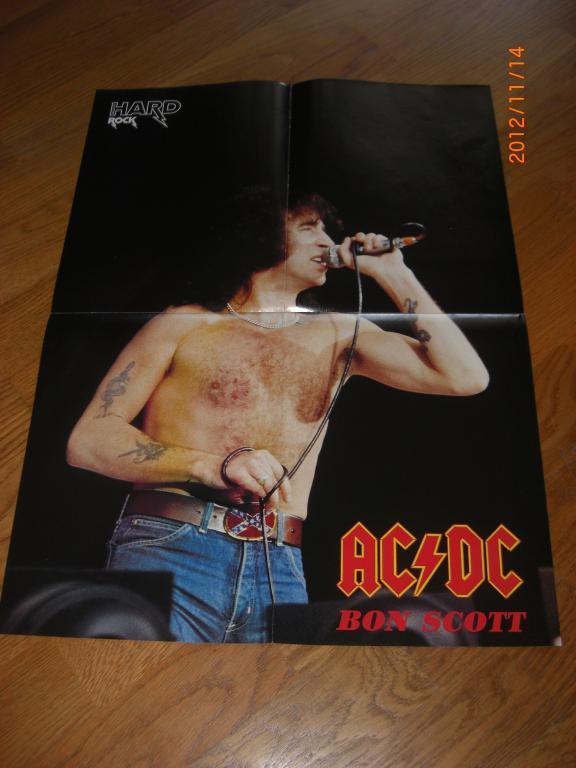 Двусторонний постер ANTHRAX / AC/DC 1
