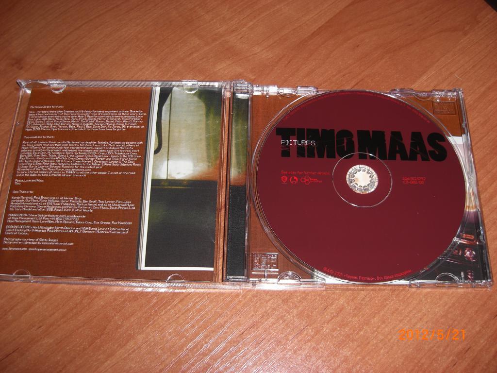 CD TIMO MAAS Pictures Россия 1
