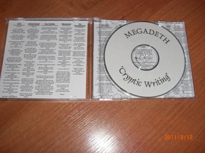 CD MEGADETH Cryptic Writings 1