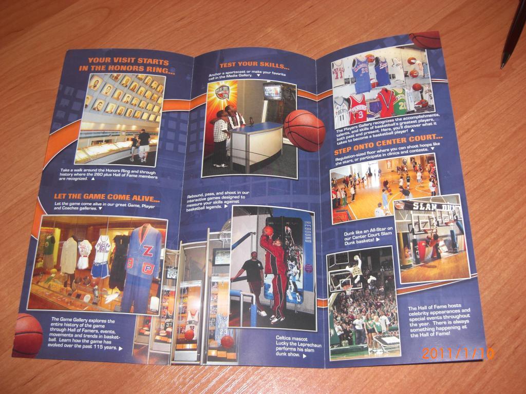 Буклет Зал баскетбольной славы (США) 1