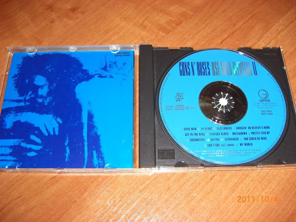 CD GUNS N'ROSES Use Your Illusion II GERMANY 1