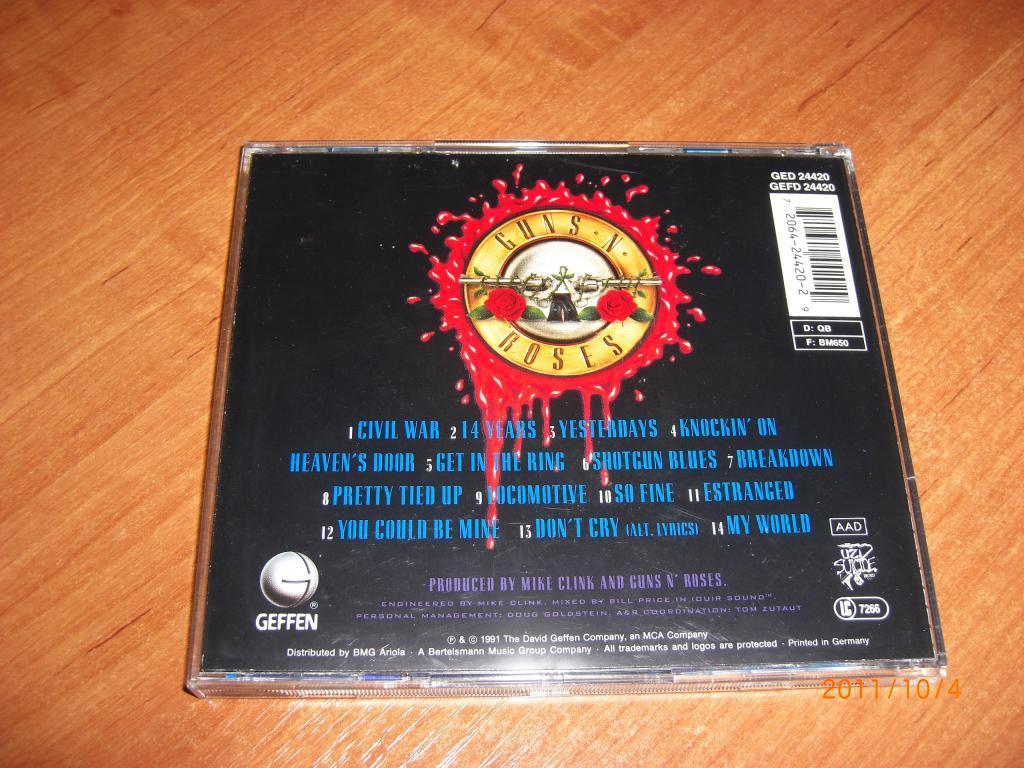 CD GUNS N'ROSES Use Your Illusion II GERMANY 2