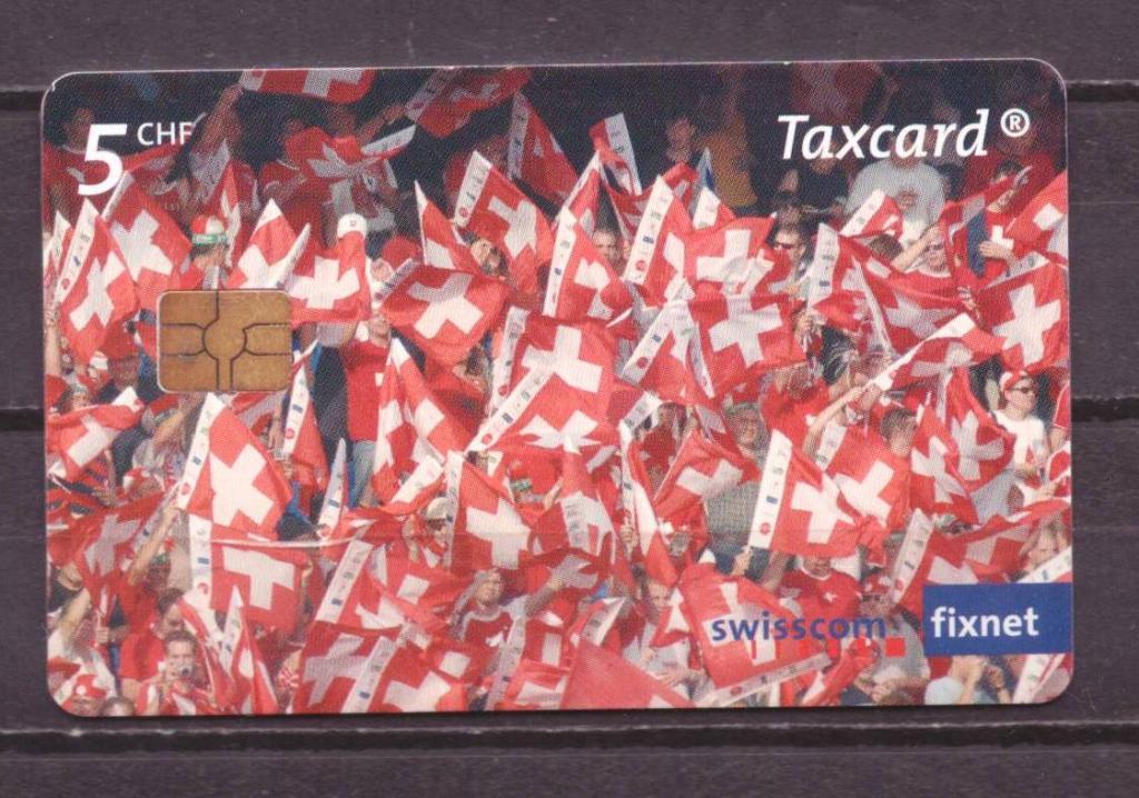карточка телефонная Швейцария футбол № 5652
