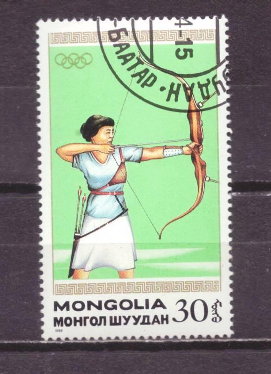 Монголия гаш. спорт № 1056