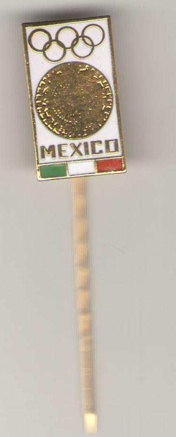 знак Олимпийские игры Мехико 1968 Мексика Олимпиада