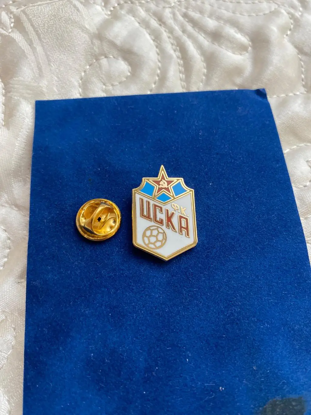 Знак ЦСКА ремейк старого алюминиевого знака 2