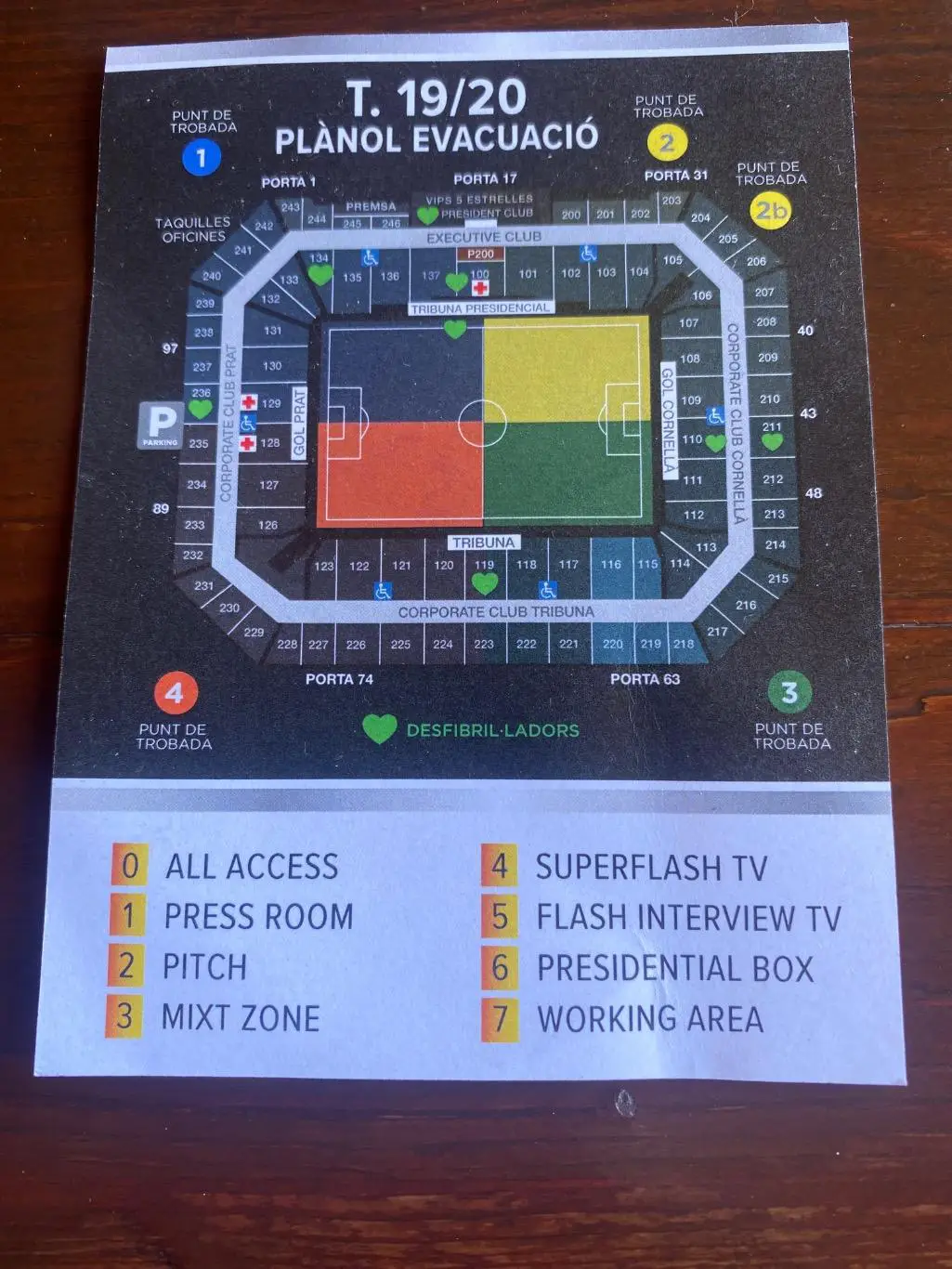 Билет проходка Эспаньол - ЦСКА Москва 12.12.2019 1