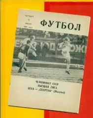 ЦСКА - Спартак Москва - 1991 год. (11.07.91.).