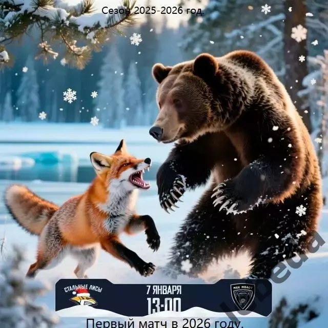 Стальные Лисы Магнитогорск - МХК Молот Пермь - 2025-2026 год. (07.01.26.) 3
