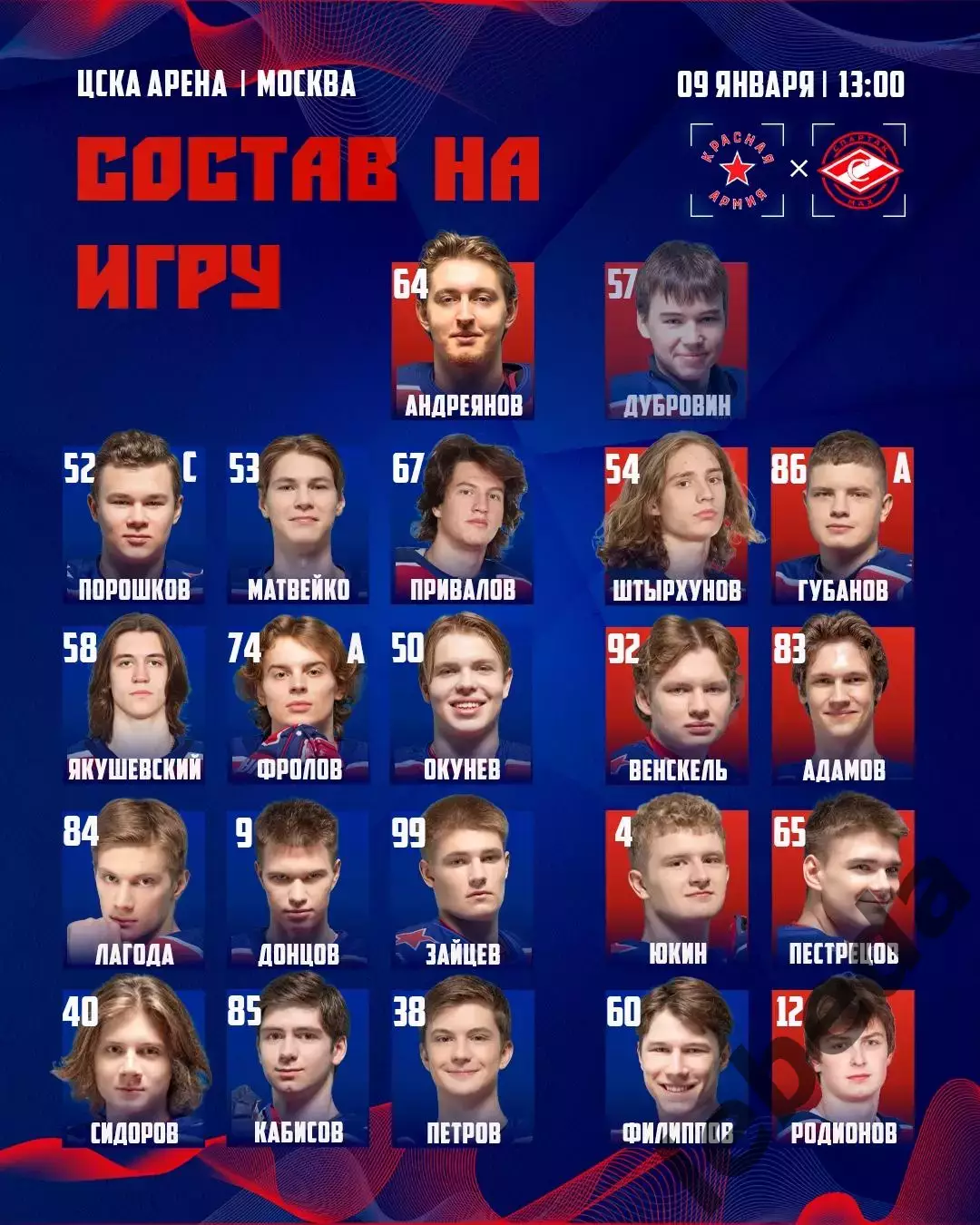 Красная Армия - МХК Спартак МАХ - 2025-2026 г. (09.01.26.) 1