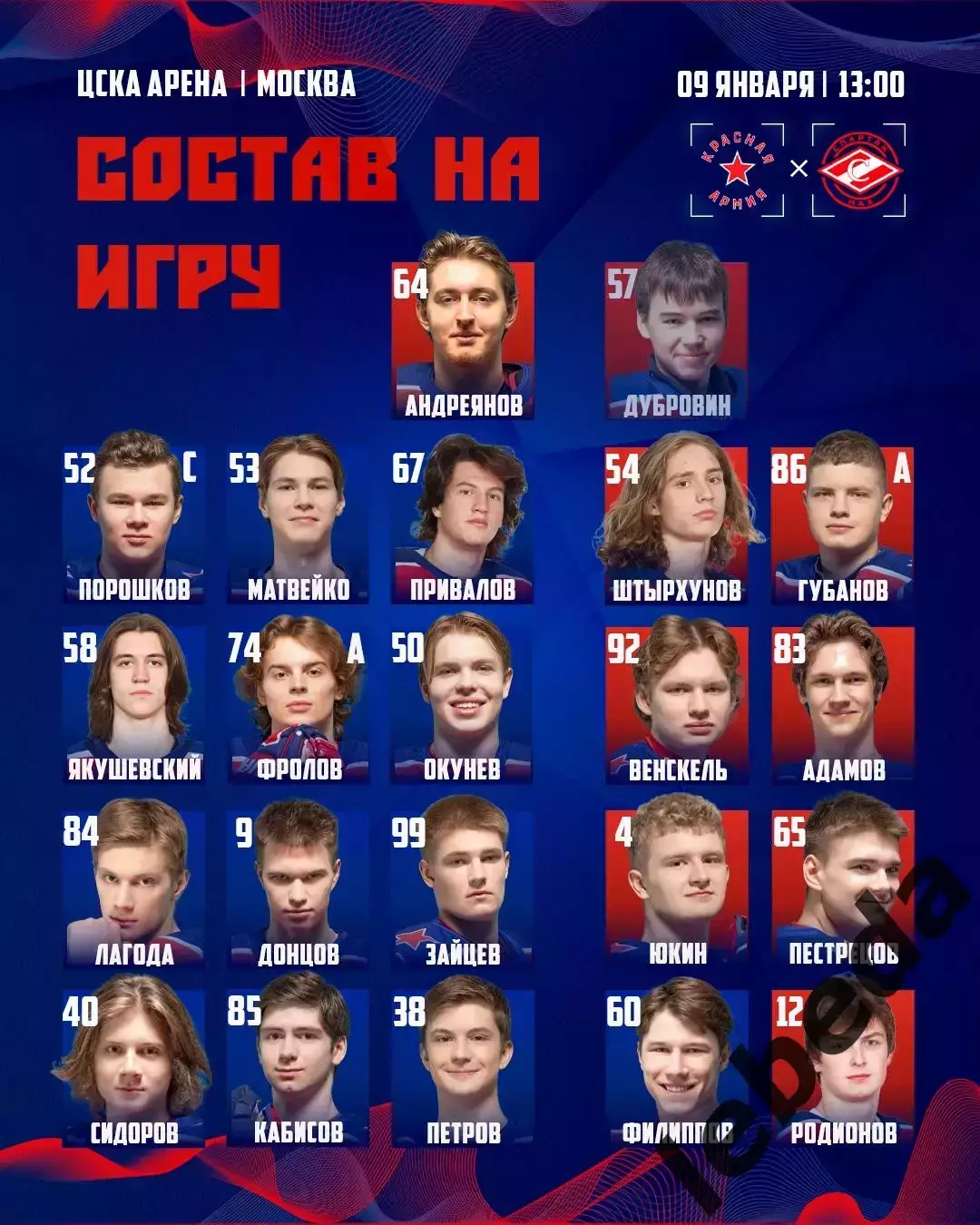 Красная Армия - МХК Спартак МАХ - 2025-2026 г. (09.01.26.) 1