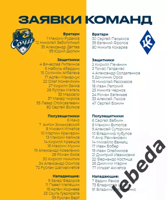 ФК Сочи - Крылья Советов Самара - 2025 / 2026 г. Кубок России.(13.08.25.) 6