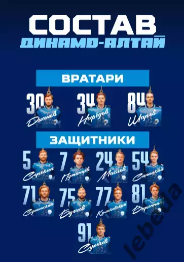 Динамо Алтай Барнаул - Дизель Пенза - 2025-2026. (9.01.26.) официальн 1