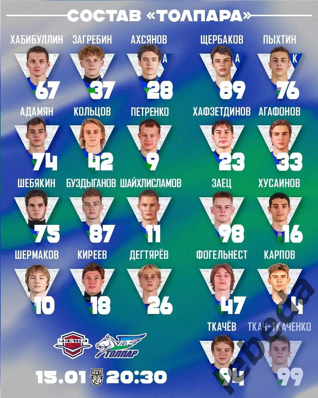 Чайка Н.Новгород - Толпар Уфа - 2025-2026 год. (15.01.26.) 1