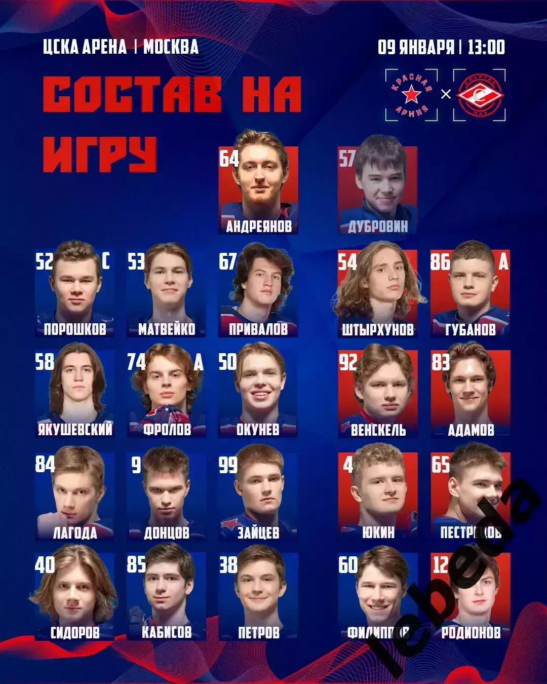 Красная Армия - МХК Спартак МАХ - 2025-2026 г. (09.01.26.) 1