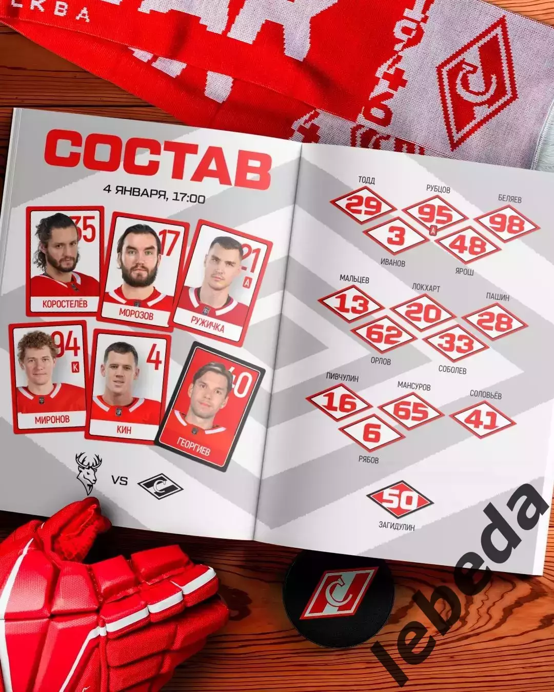 Торпедо Нижний Новгород - Спартак Москва - 2025-2026 г. (4.01.26..) 1