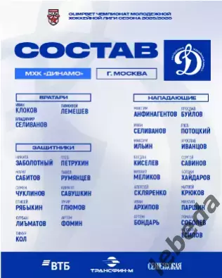 МХК Динамо Москва - Д-Карелия - 2025-2026 г. (18.01.26.) официальная 3