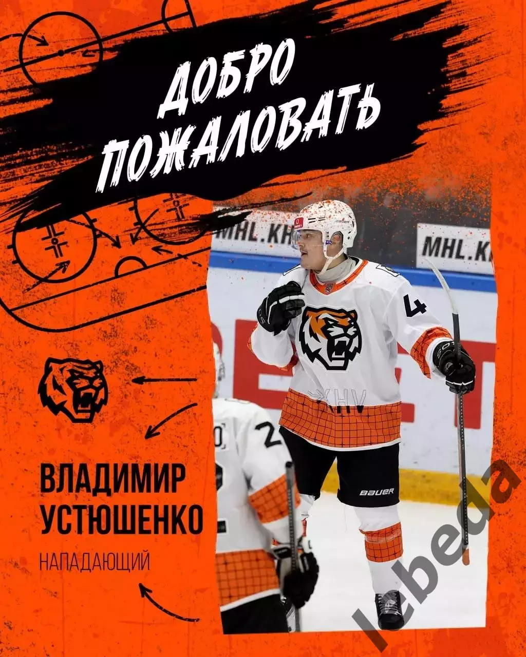 МХК Спартак МАХ - Амурские Тигры Хабаровск - 2025 / 2026 год.(20.01.26.) 3