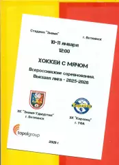Знамя Удмуртия (Воткинск) - Кировец (Уфа) - 2025 / 2026 г. (10-11.01. 26.)