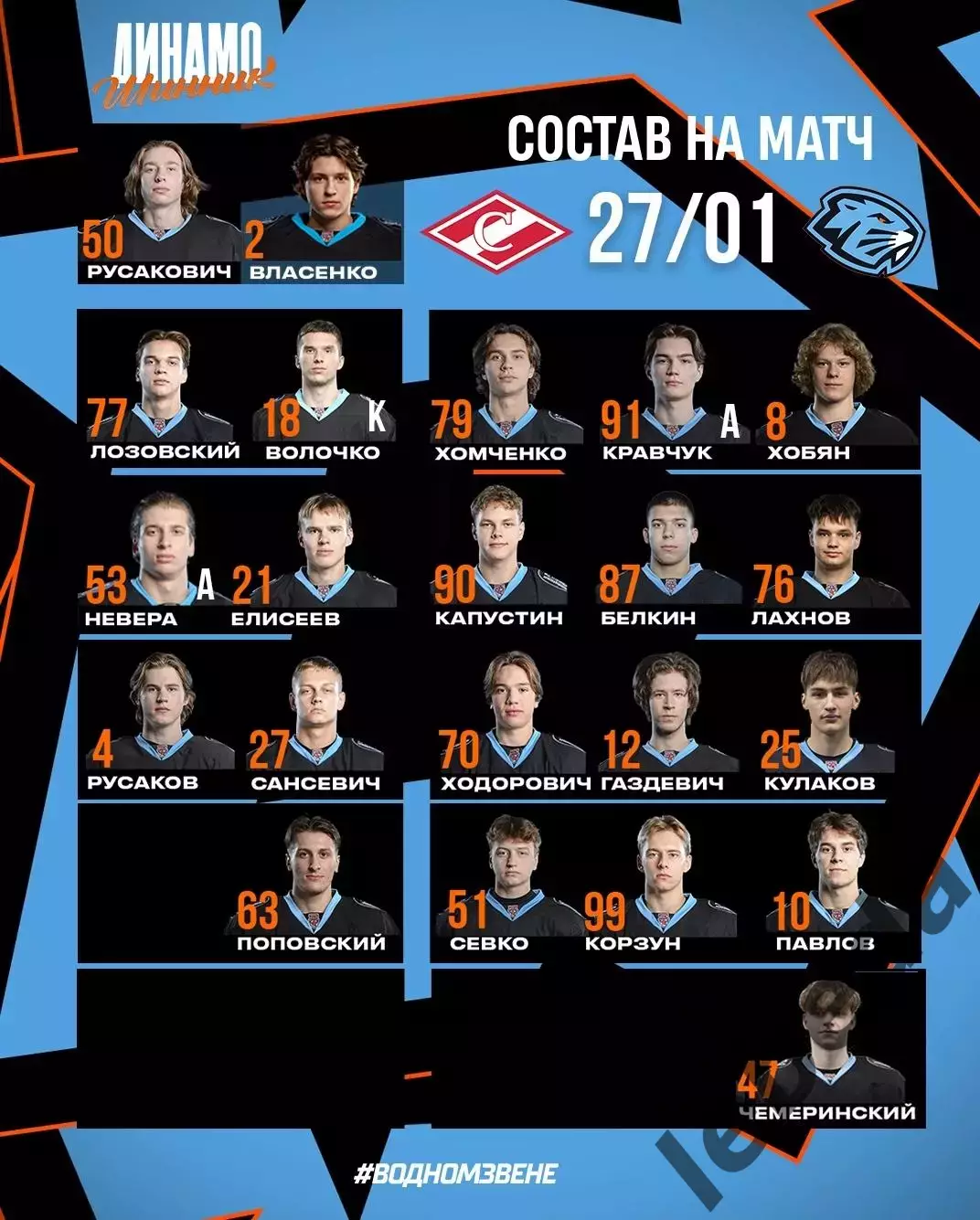 МХК Спартак Москва - Динамо-Шинник - 2025-2026 год. (27.01.26.) 1