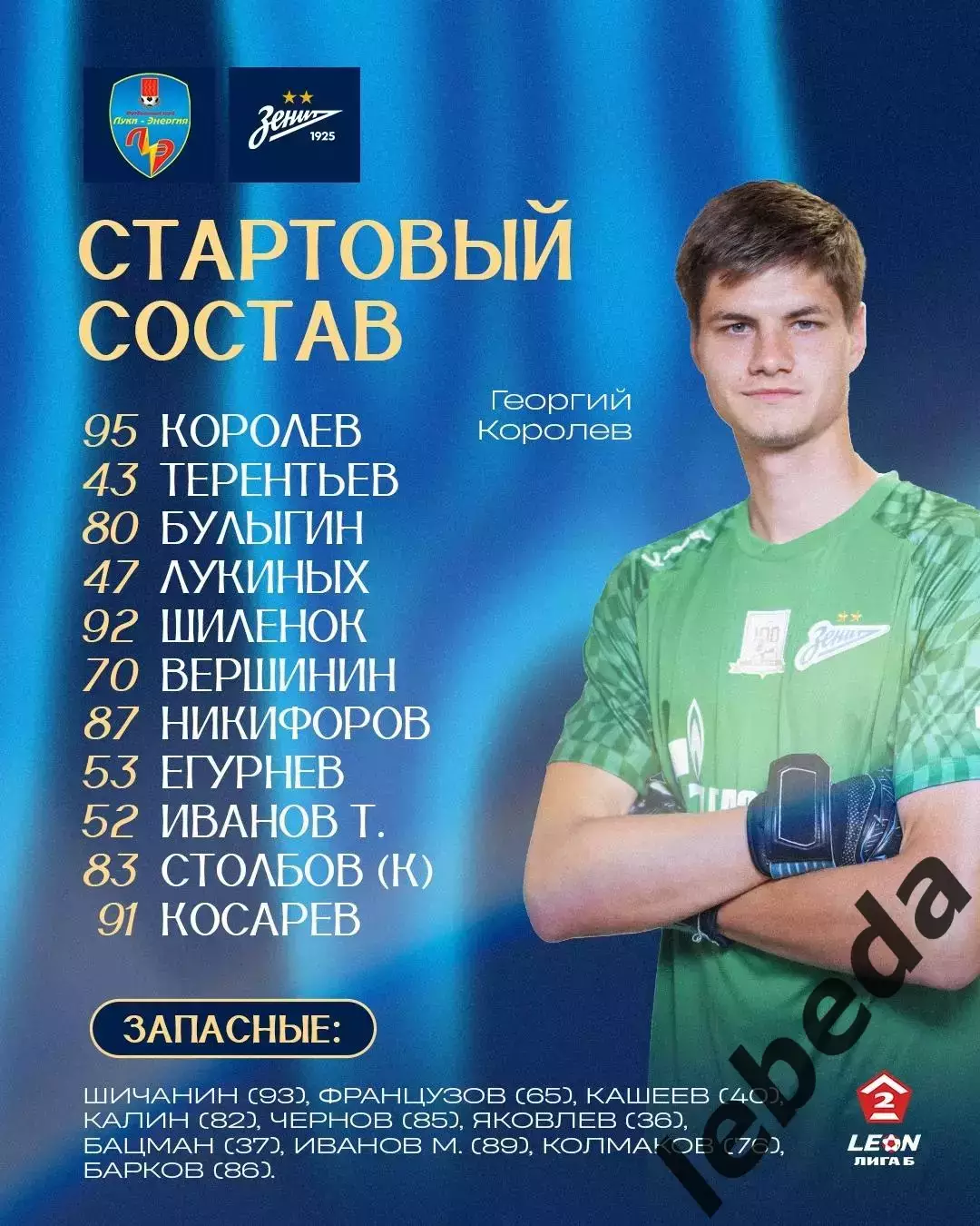 Луки Энергия - Зенит-2 (САнкт-Петербург ) - 2025 год. (19.10.2025.) 1