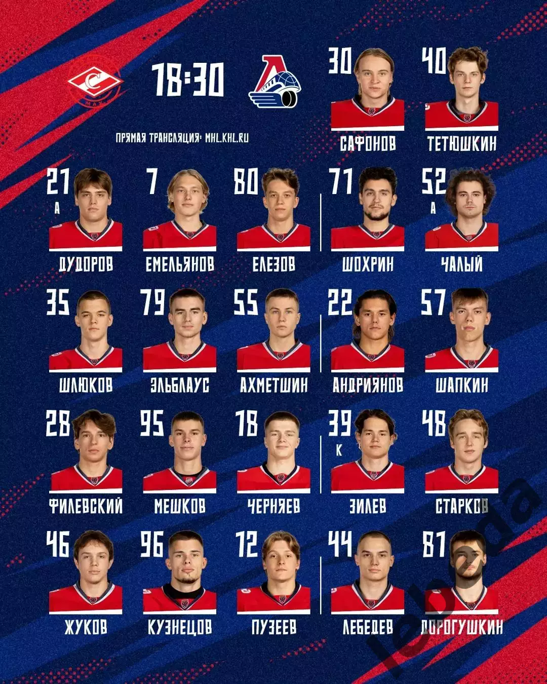 МХК Спартак МАХ - Локо Ярославль - 2025 / 2026 год. (03.02.2026.) 2