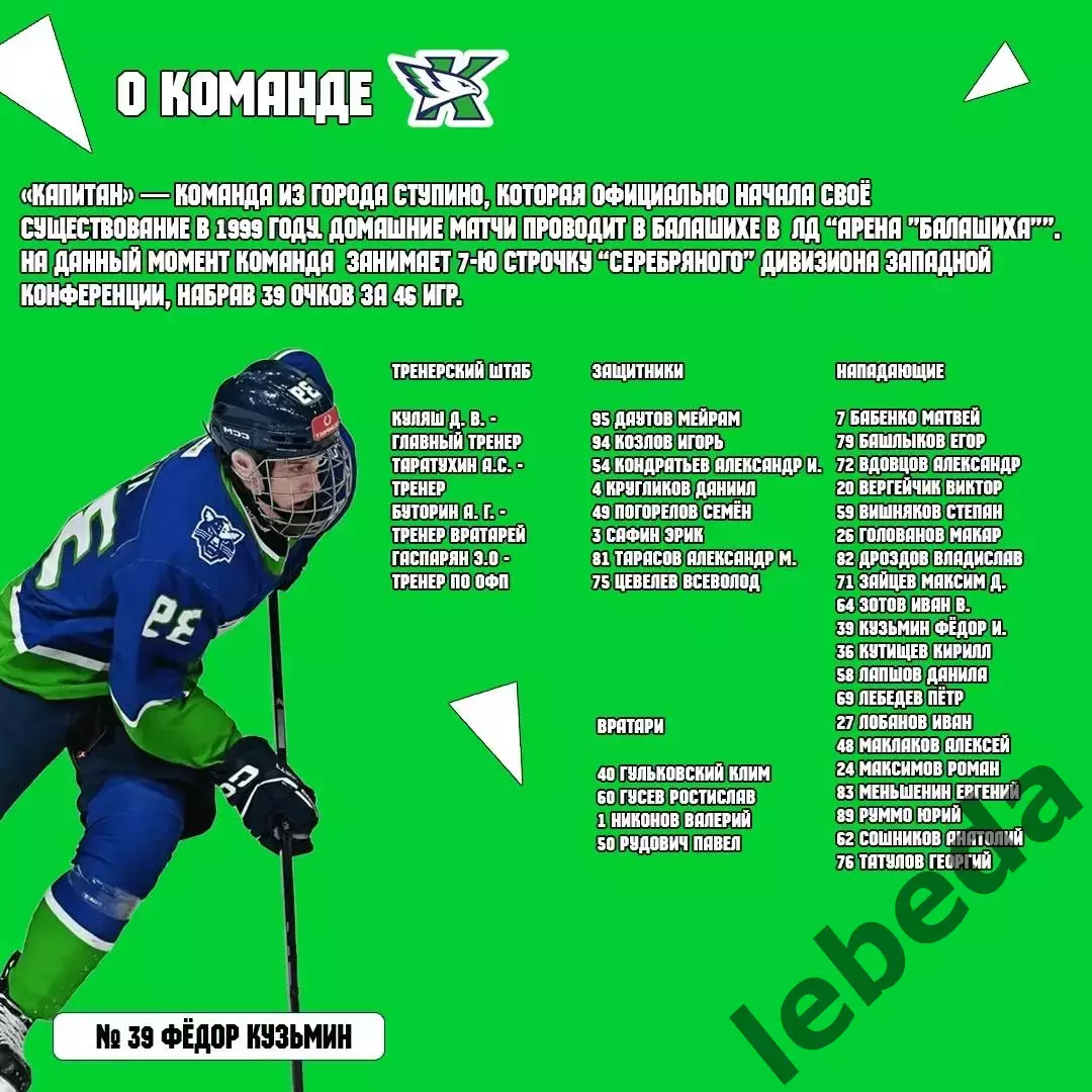 МХК Динамо-Карелия - Капитан Ступино. - 2025-2026 год. (2-3.02.26.) официальная. 6